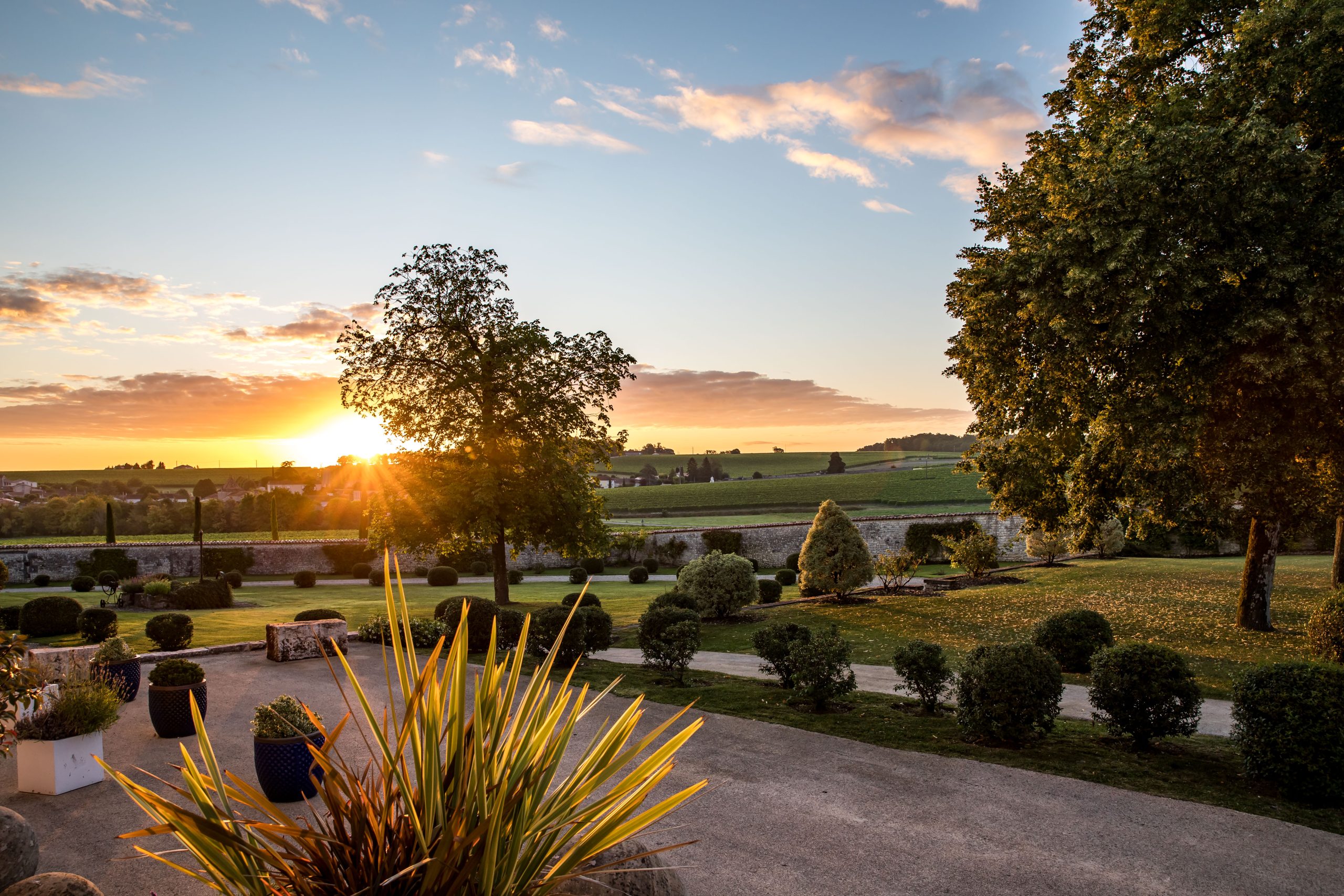 Sunset at Le Logis